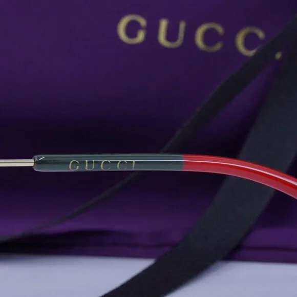 Gucci GG0681S 001 Square Sunglasses - Gold/Clear Photochromic - Picture 5 of 8